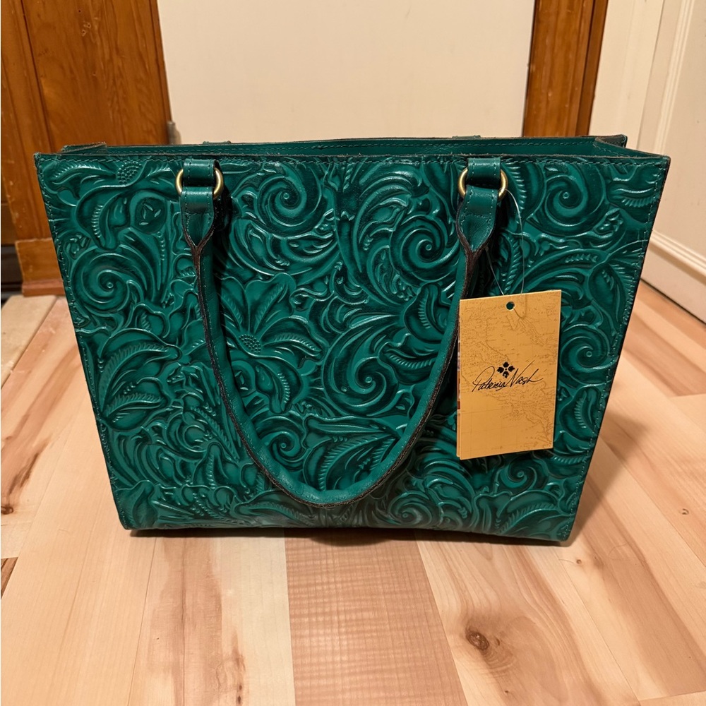 Patricia Nash Large Tooled Leather Tote NWT - Picture 14 of 16